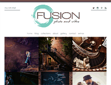 Tablet Screenshot of fusionphotographystudio.com